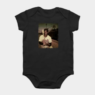 Ernie Banks in Chicago Cubs Baby Bodysuit